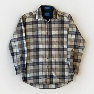 Pendleton Wool Shirt S Brown Multicolor Workwear Oregon Outerwear